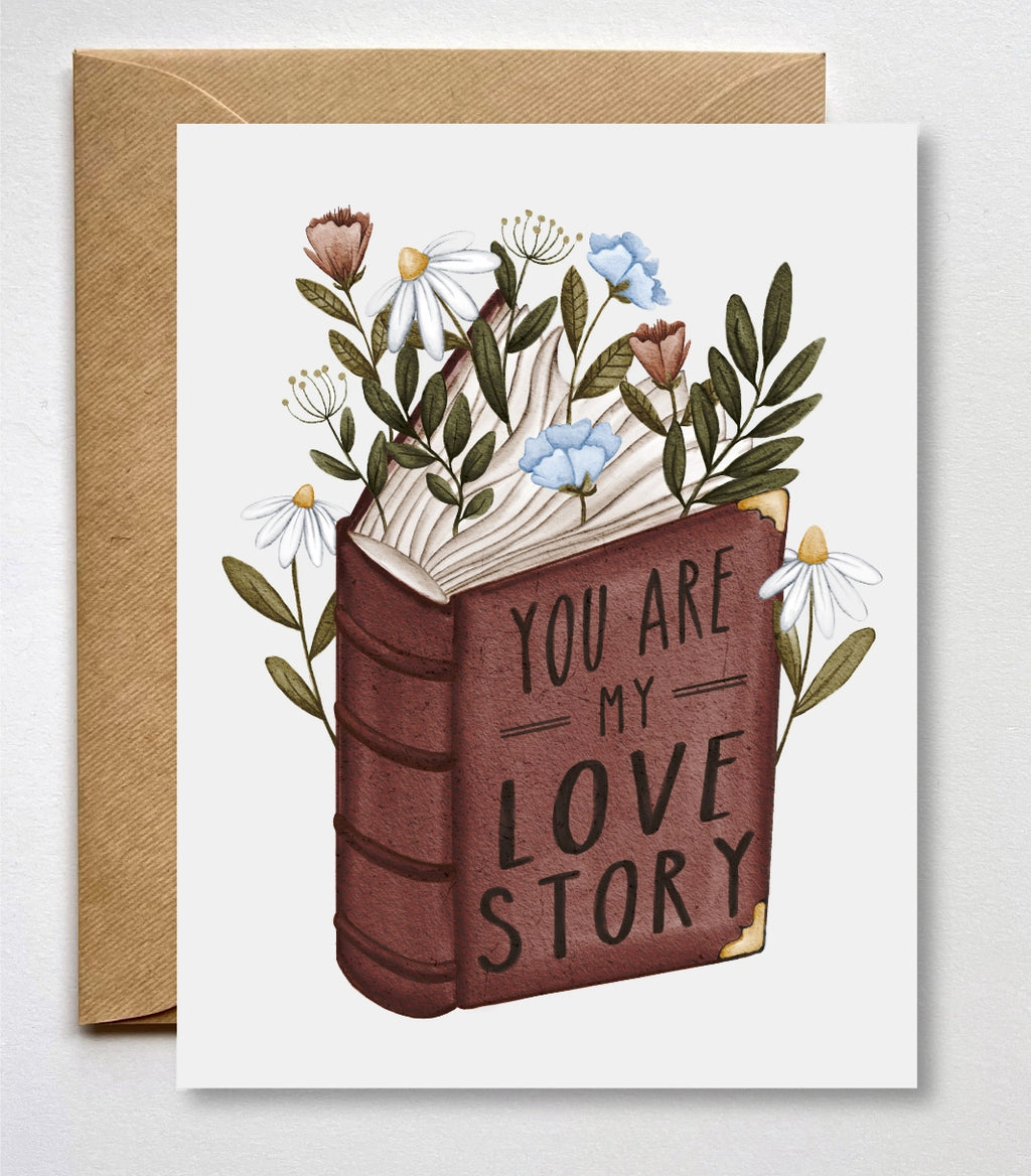 FLORAL LOVE STORY CARD