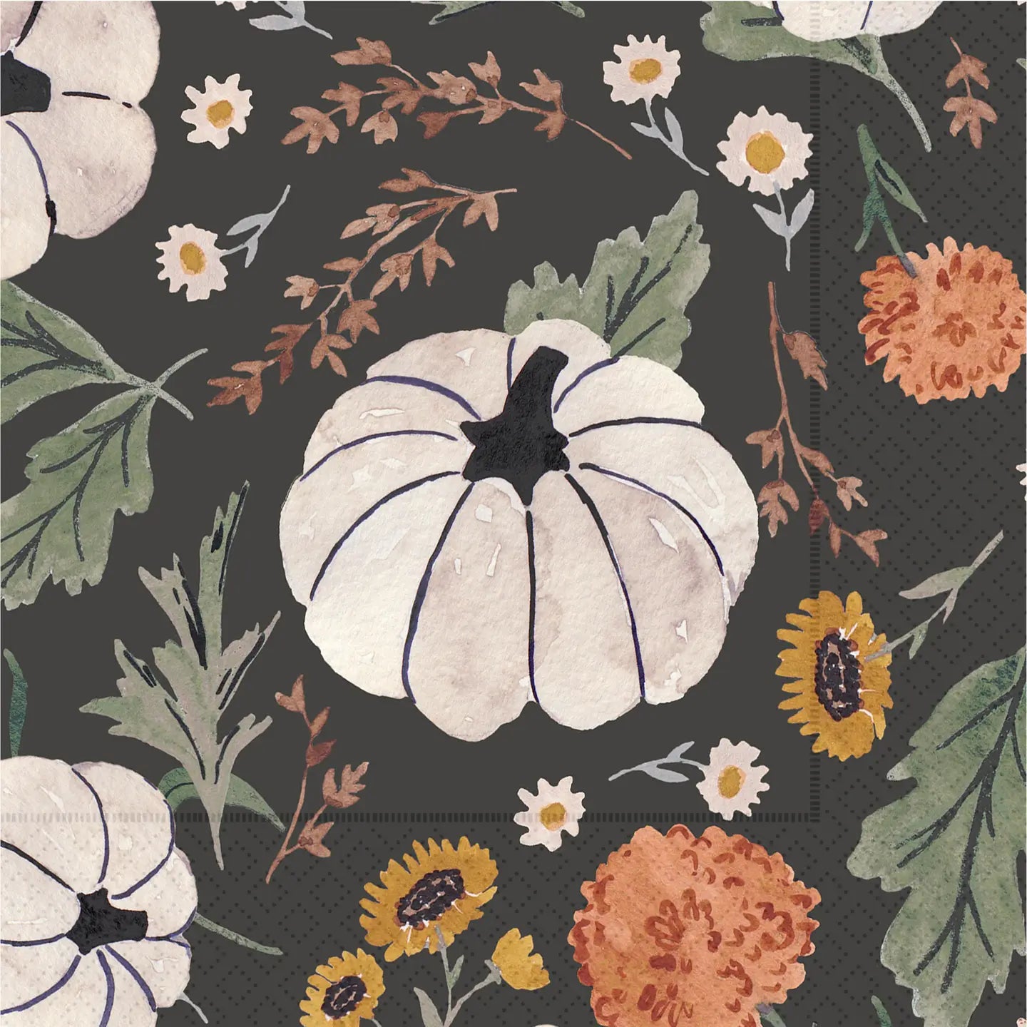 FLORAL PUMPKIN SPREAD NAPKINS