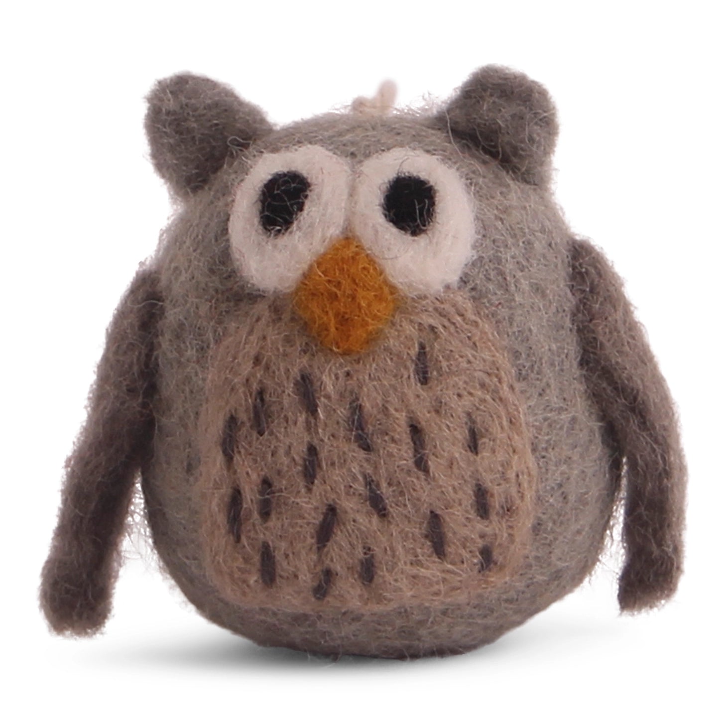 WOOL OWL ORNAMENT