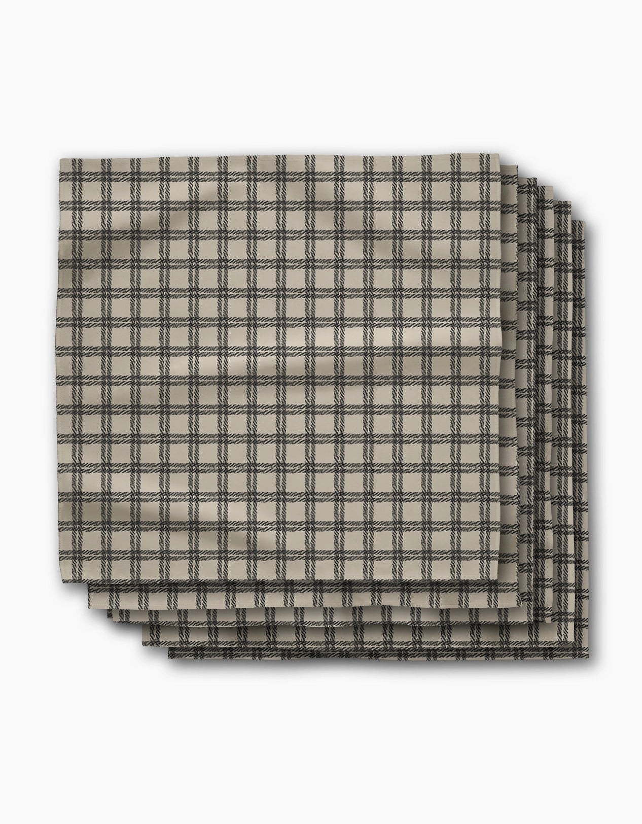 GEOMETRY DINNER NAPKINS - BLACKSTONE