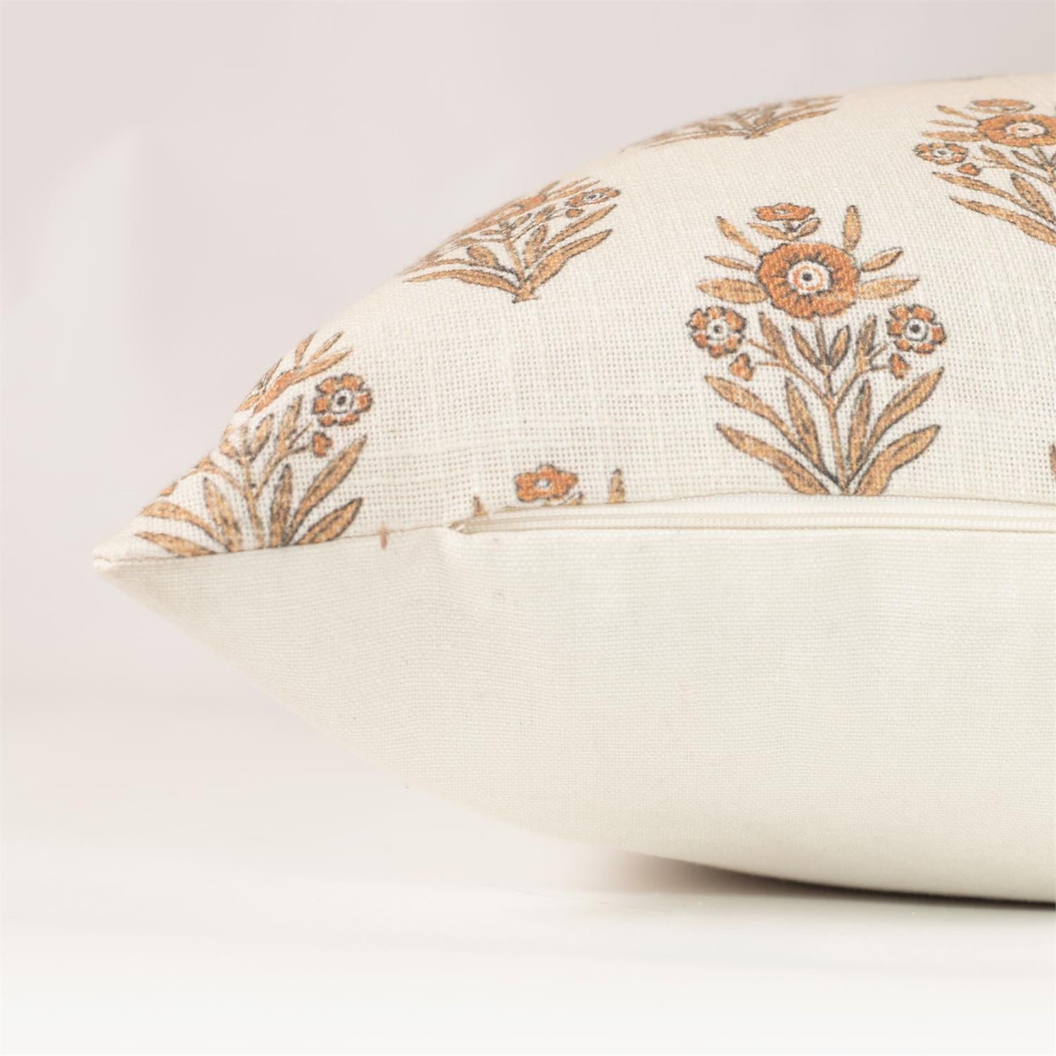 BLOCK PRINT DECORATIVE PILLOW