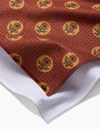 GEOMETRY TEA TOWEL - FLORAL ORANGE