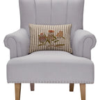 HARVEST FLOWER EMBROIDERED PILLOW