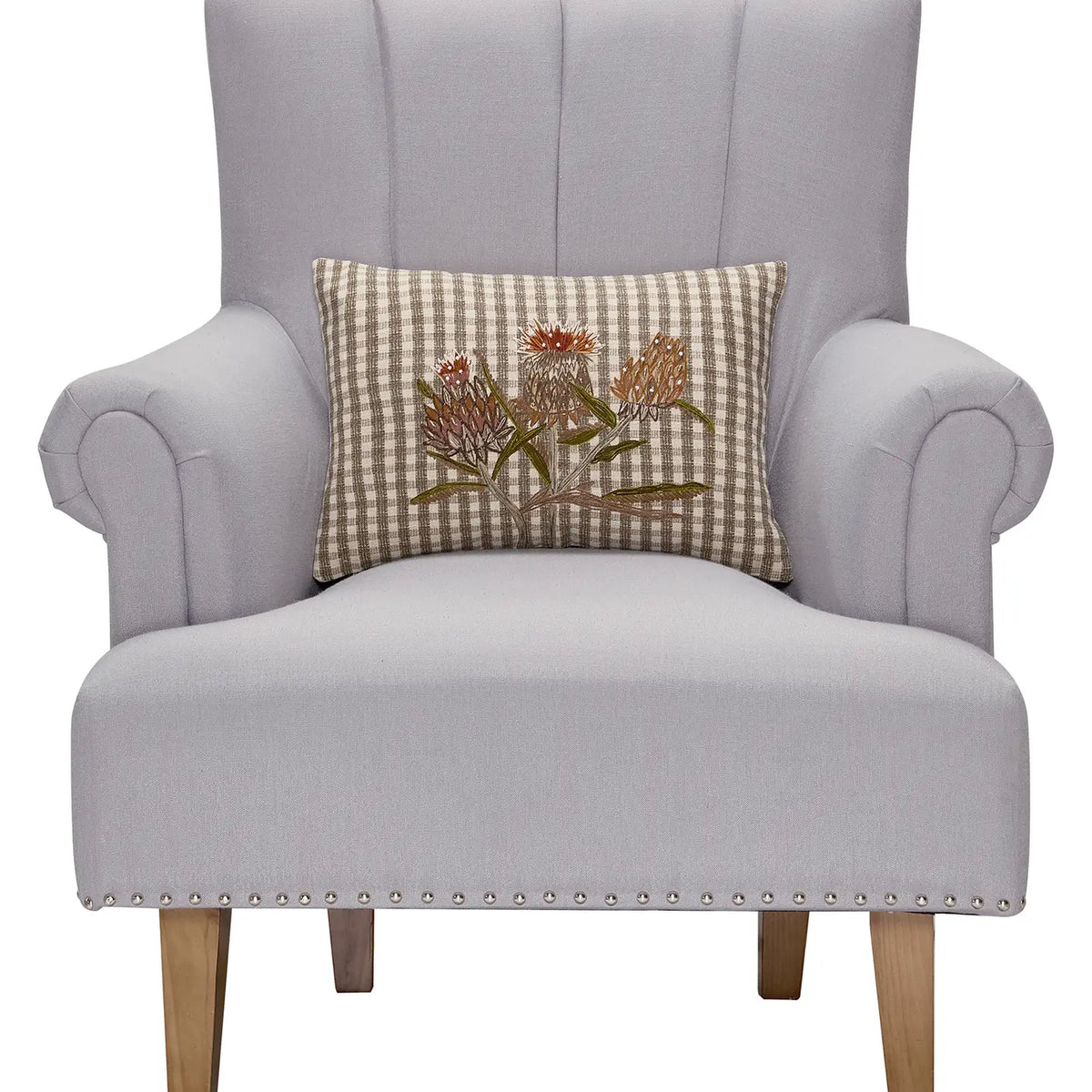 HARVEST FLOWER EMBROIDERED PILLOW