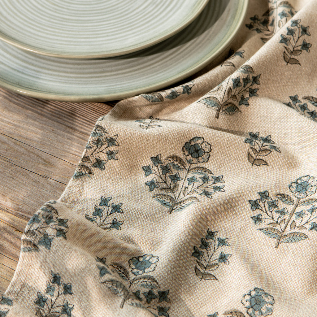 SALVIA BLOCK PRINT TOWEL