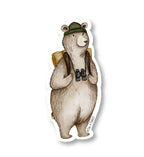BEAR HIKER STICKER