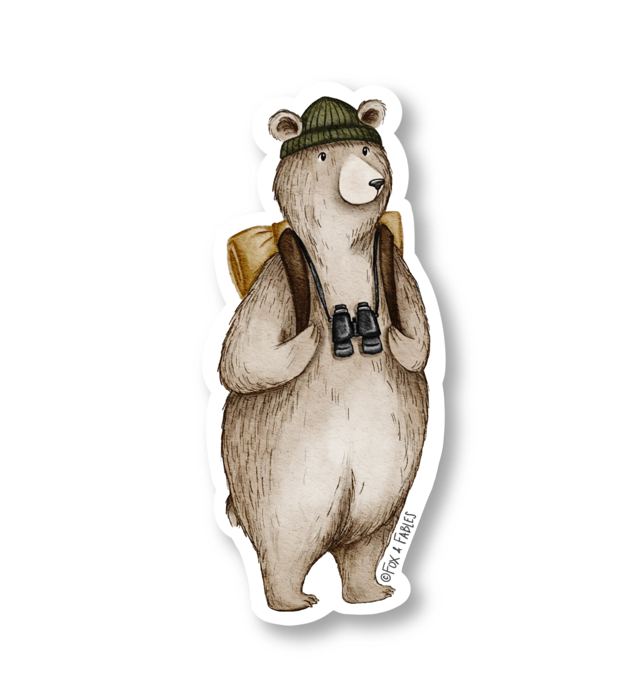 BEAR HIKER STICKER