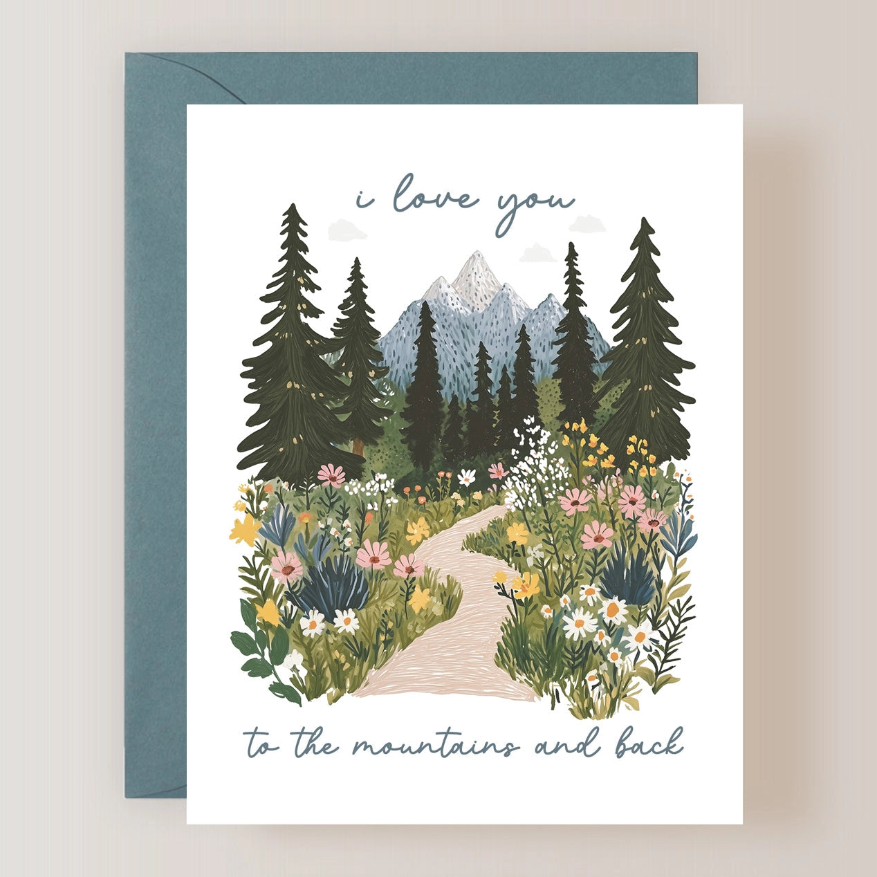HIKING LOVE CARD