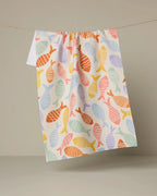 GEOMETRY TEA TOWEL - FISH FLIP