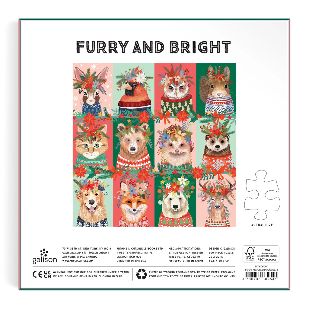 FURRY + BRIGHT PUZZLE (500)
