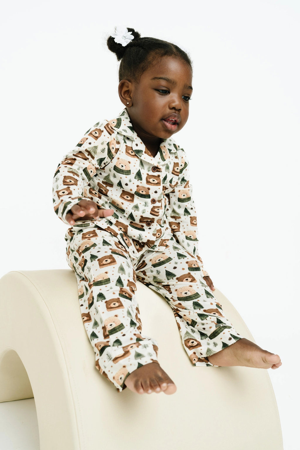 WINTER BEARS BAMBOO BUTTON UP SET
