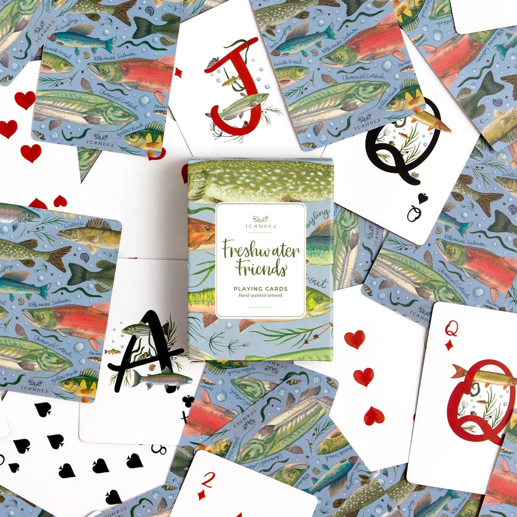 FRESHWATER FISH PLAYING CARDS