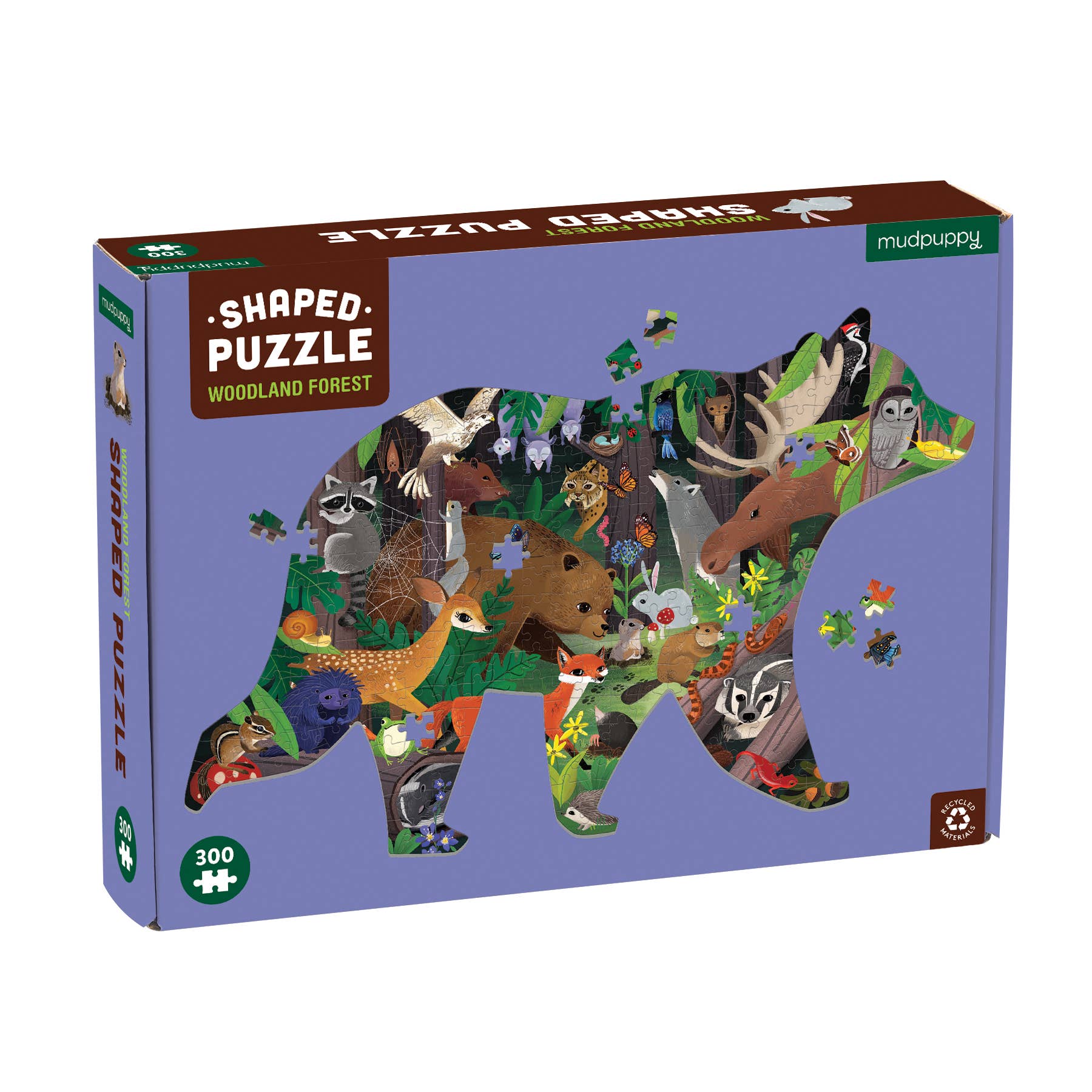 WOODLAND FOREST SHAPED PUZZLE