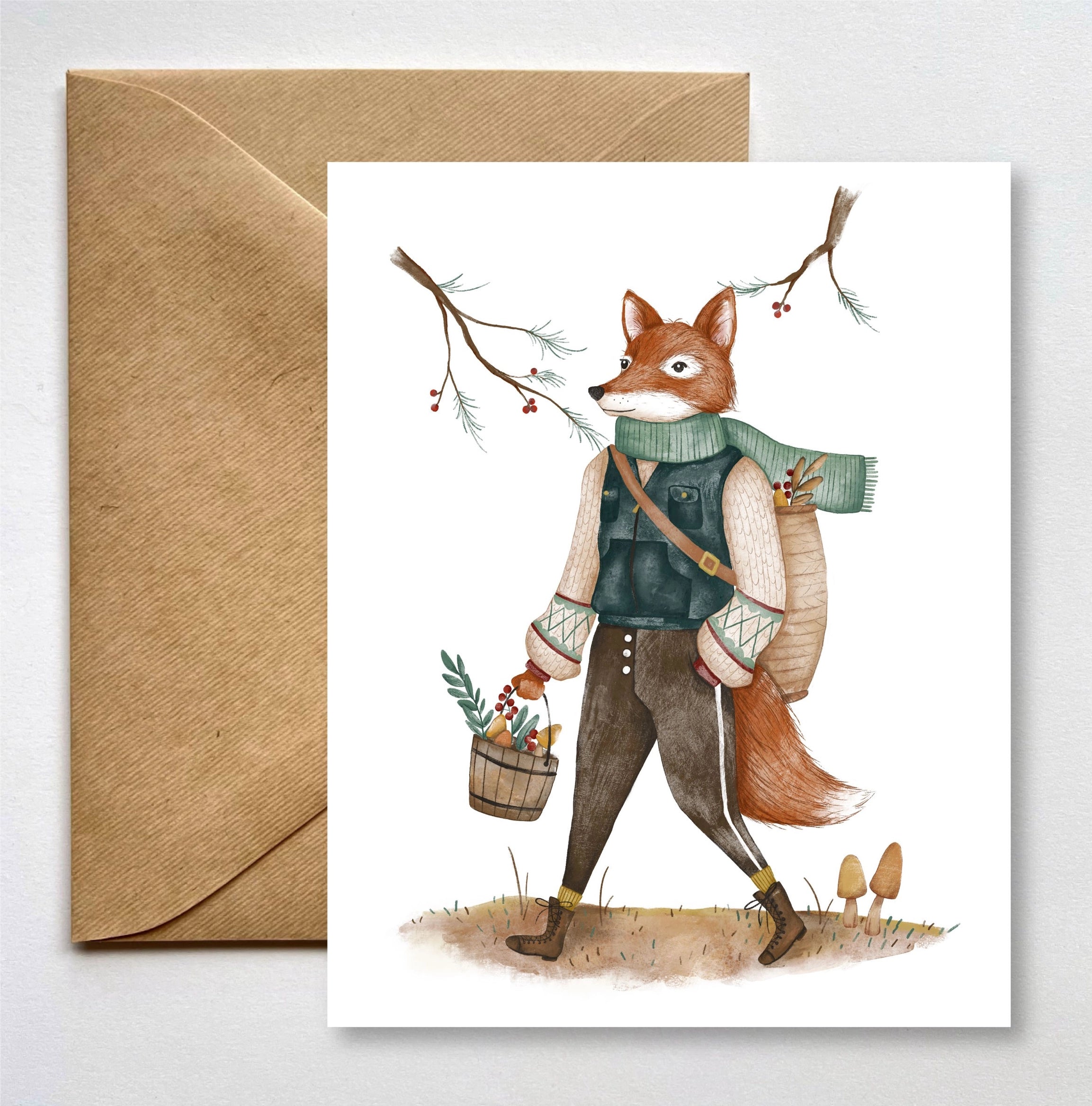 FORAGING FOX CARD