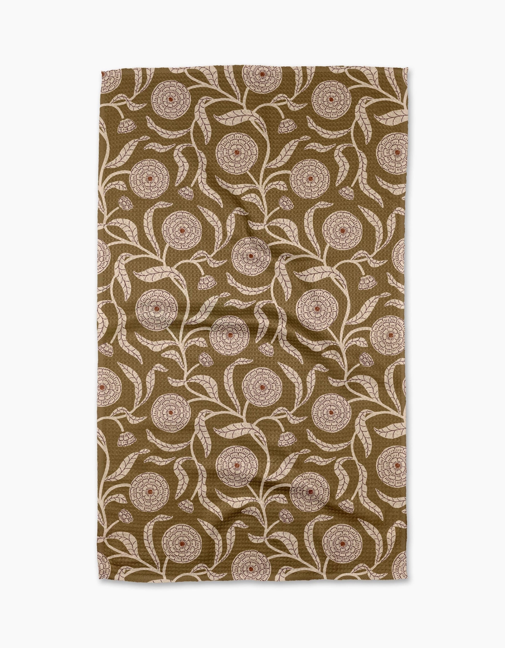 GEOMETRY TEA TOWEL - FALLING FLOWERS