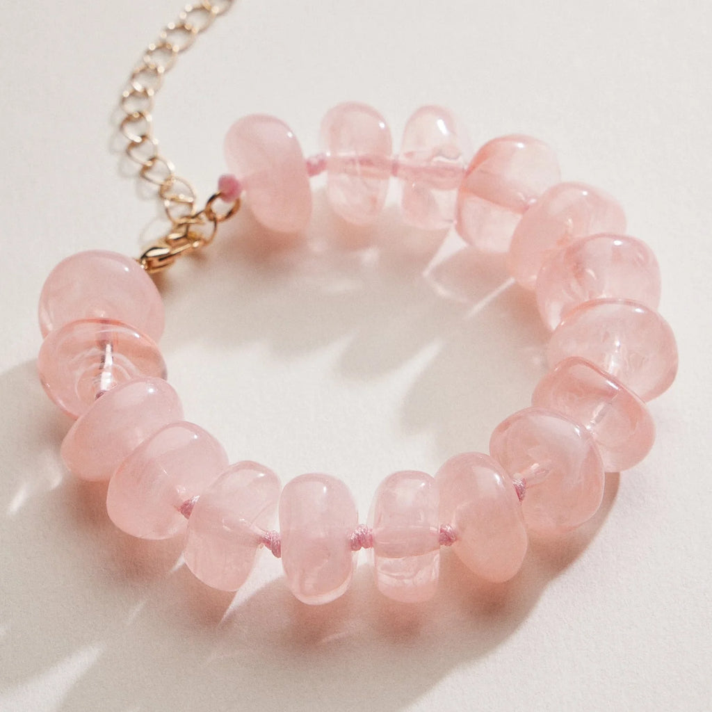 MARCY NATURAL STONE BEADED BRACELET
