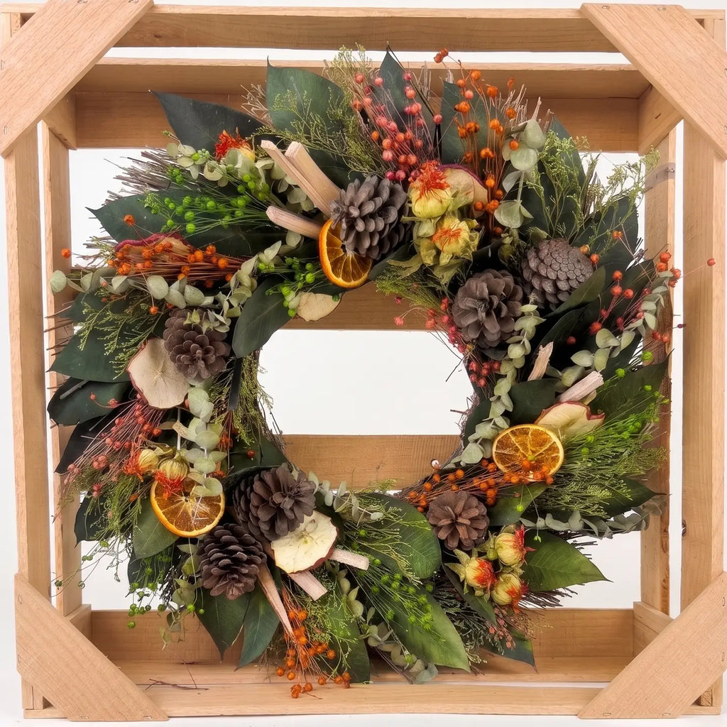 COUNTRY CITRUS FALL WREATH