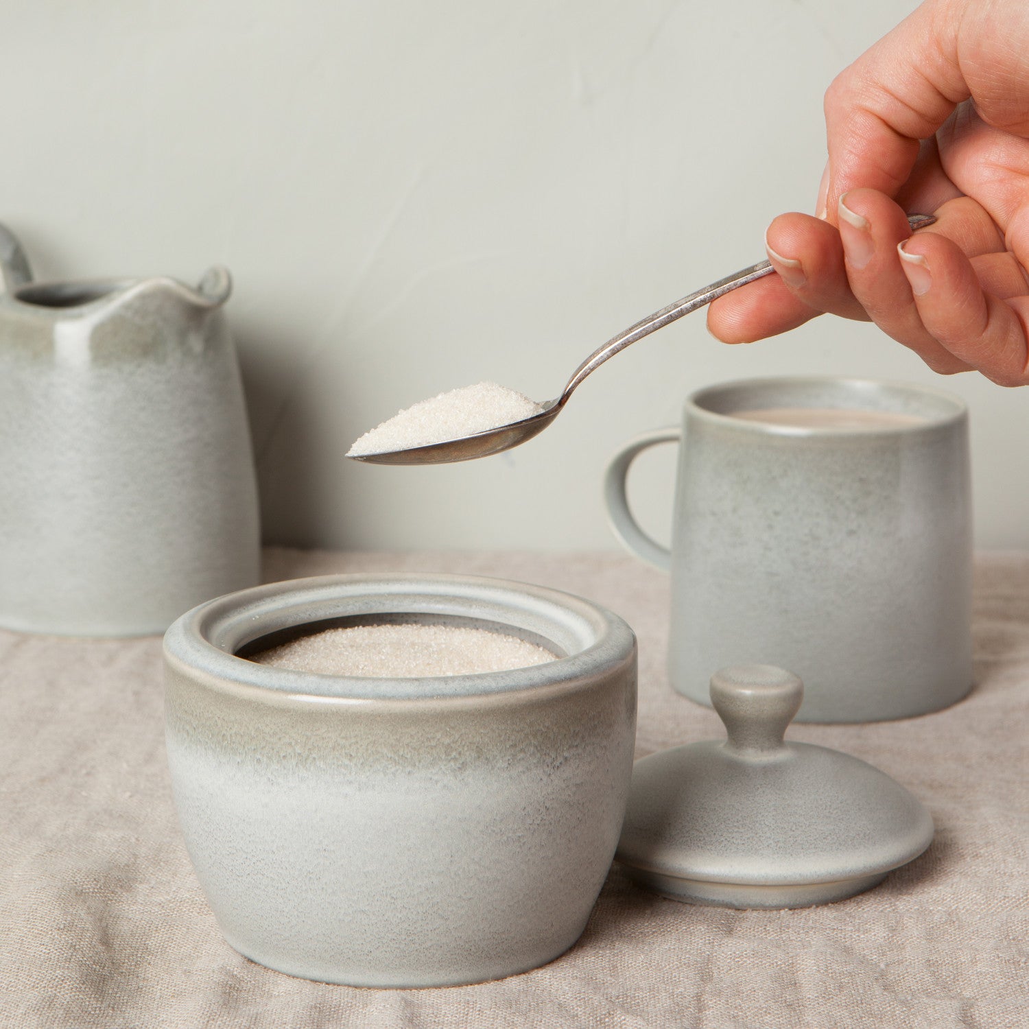AQUARIUS SAGE SUGAR POT