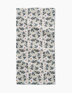 GEOMETRY BAR TOWEL - PAINTED SPRING FLOWERS