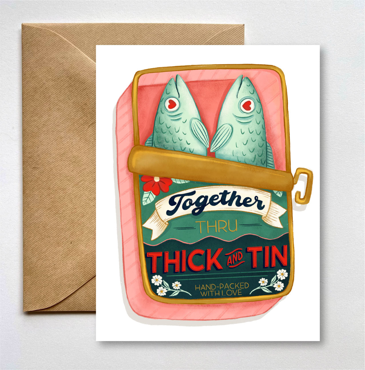 SARDINE THRU THICK & TIN CARD