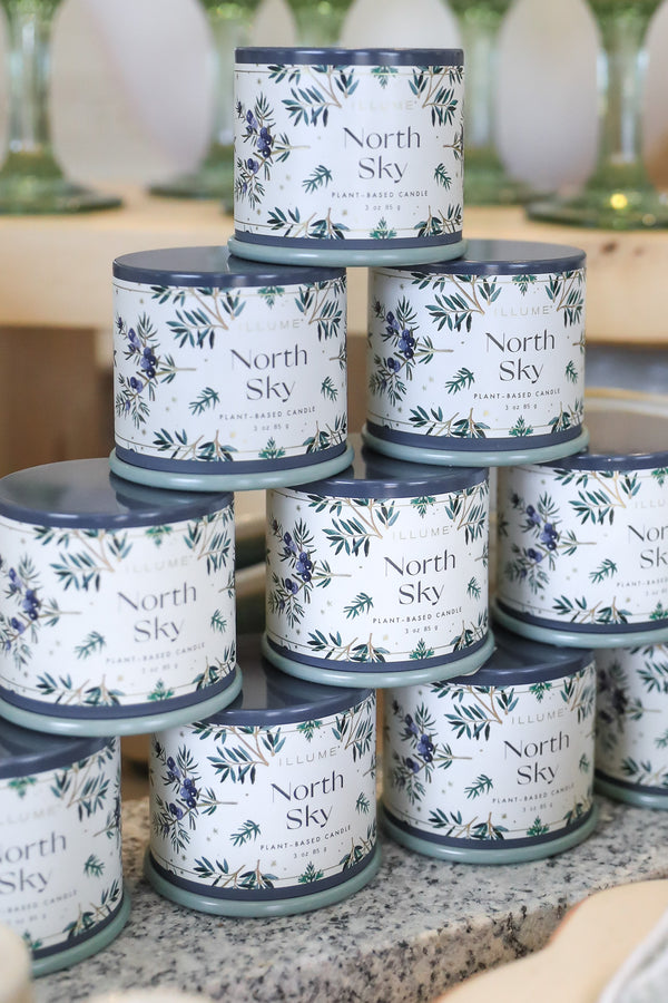 SMALL NORTH SKY TIN CANDLE