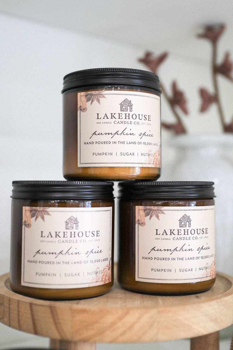 LAKEHOUSE CANDLE CO - PUMPKIN SPICE