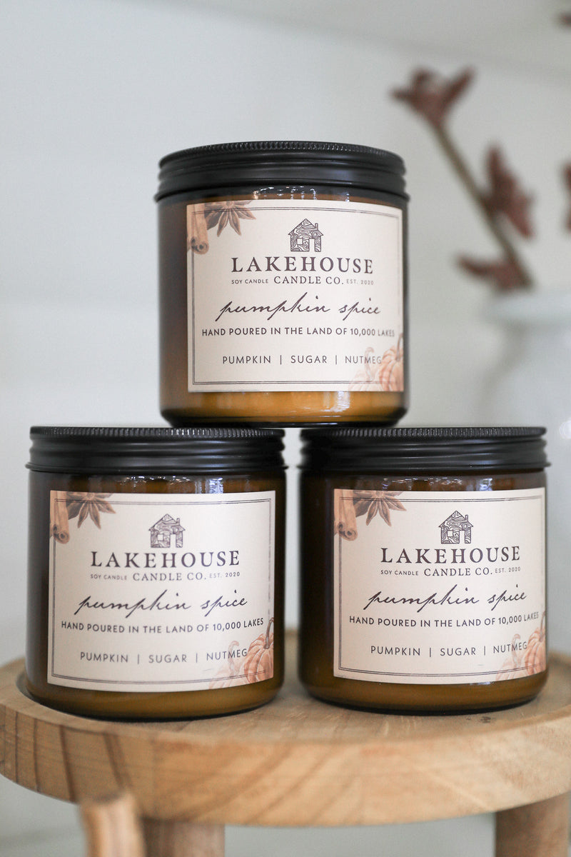 LAKEHOUSE CANDLE CO - PUMPKIN SPICE