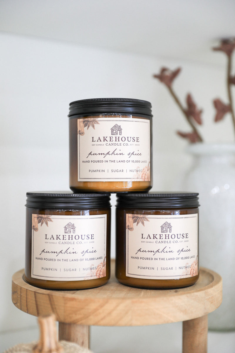 LAKEHOUSE CANDLE CO - PUMPKIN SPICE