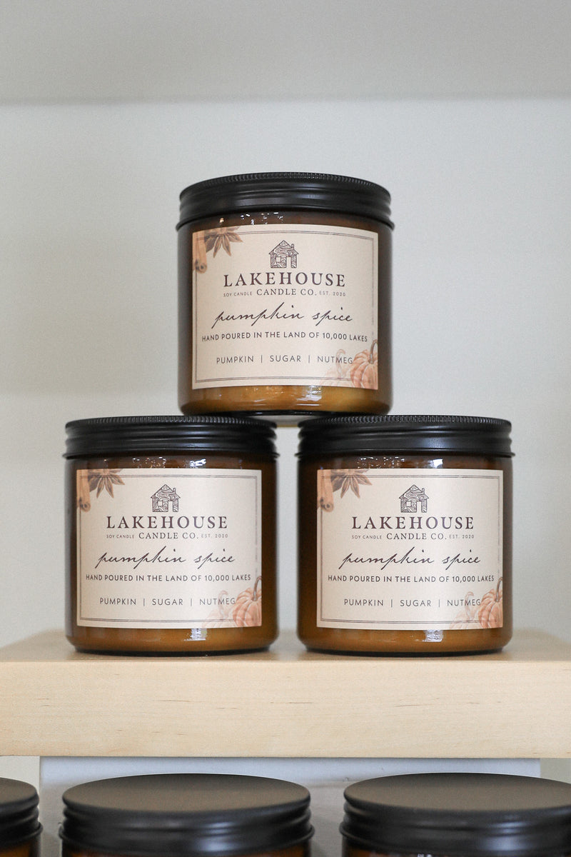 LAKEHOUSE CANDLE CO - PUMPKIN SPICE