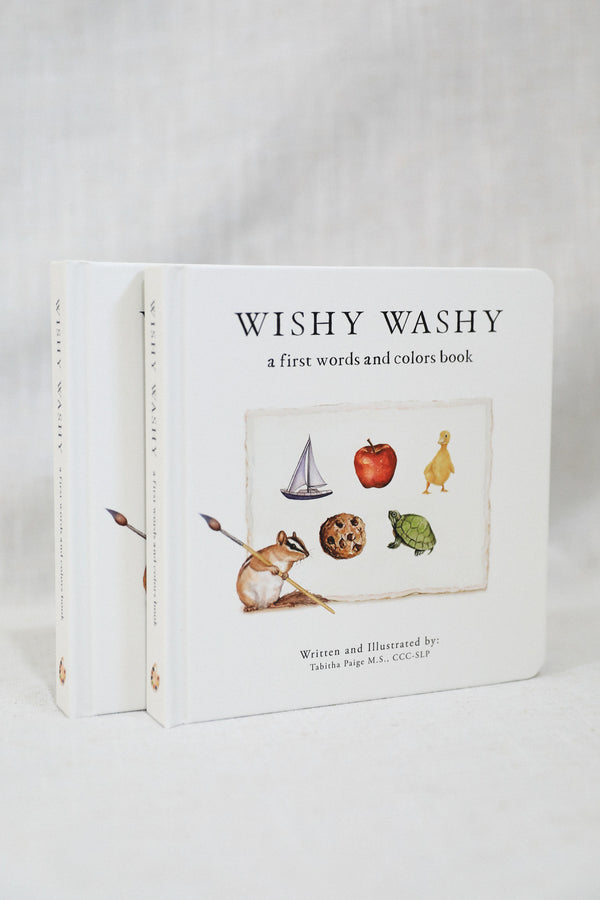 WISHY WASHY FIRST WORD BABY BOOK