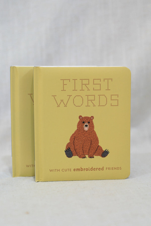 FIRST WORDS EMBROIDERED BOOK