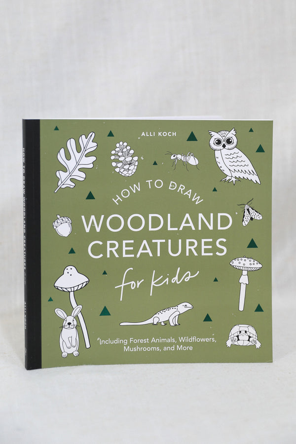 MUSHROOMS + WOODLAND CREATURES ART BOOK