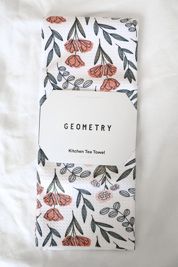 GEOMETRY TEA TOWEL - CHAROLETTE