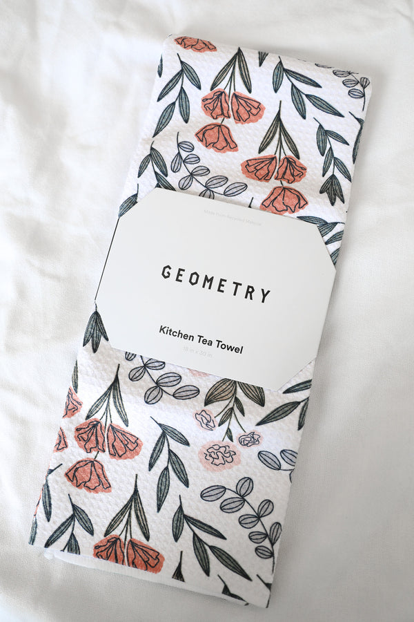 GEOMETRY TEA TOWEL - CHAROLETTE