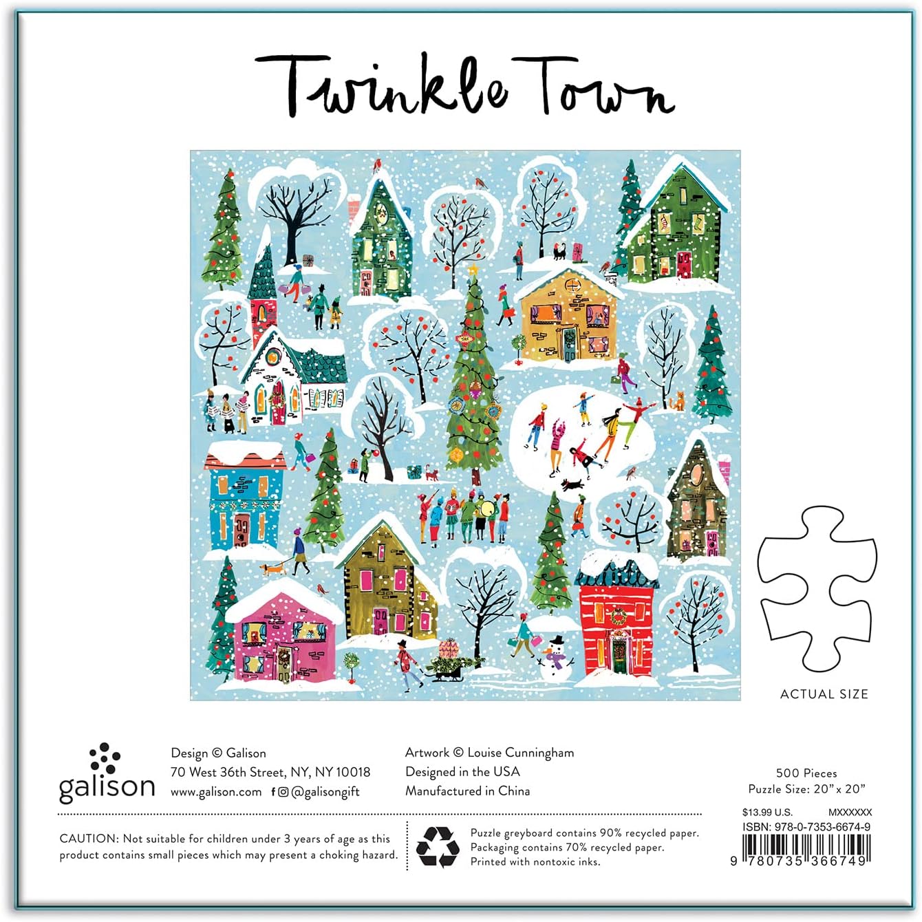 TWINKLE TOWN 500 PC. PUZZLE