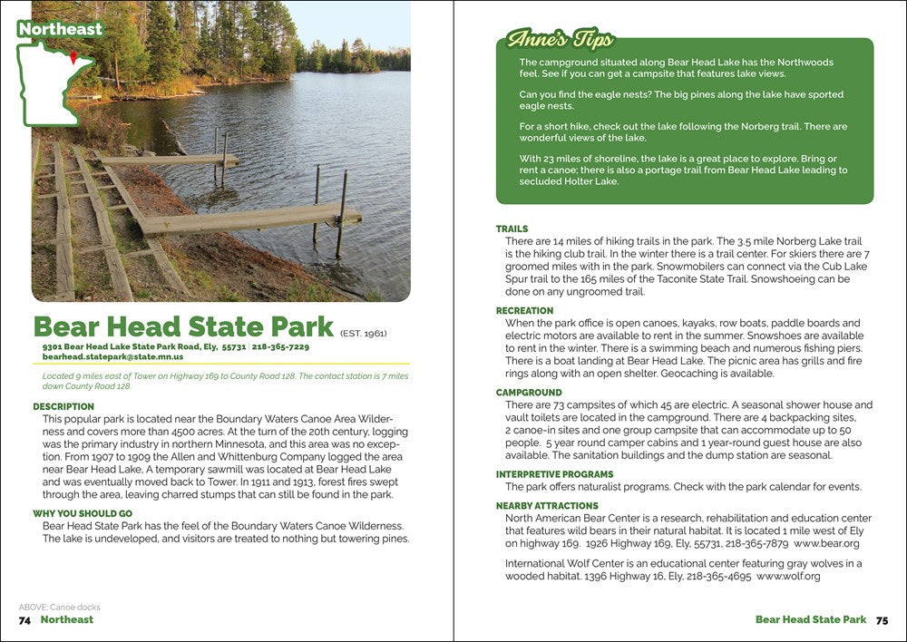 MINNESOTA STATE PARKS GUIDE