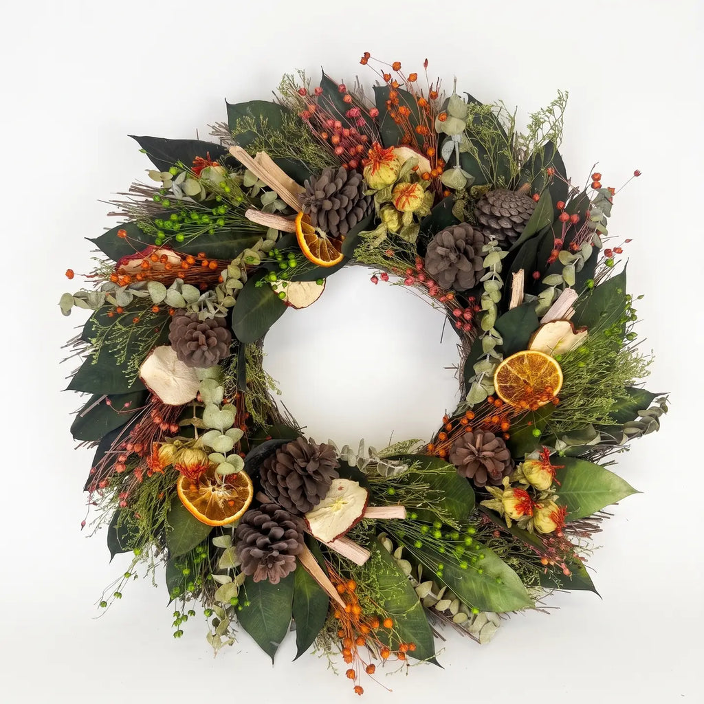 COUNTRY CITRUS FALL WREATH