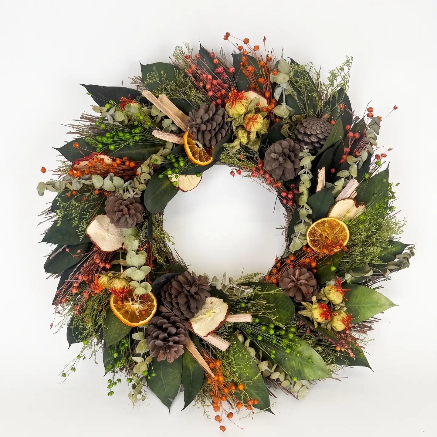 COUNTRY CITRUS FALL WREATH