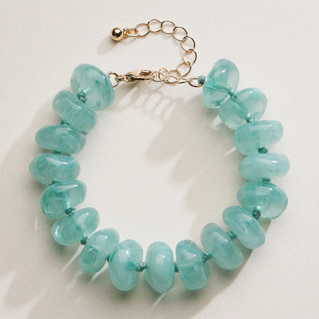 MARCY NATURAL STONE BEADED BRACELET