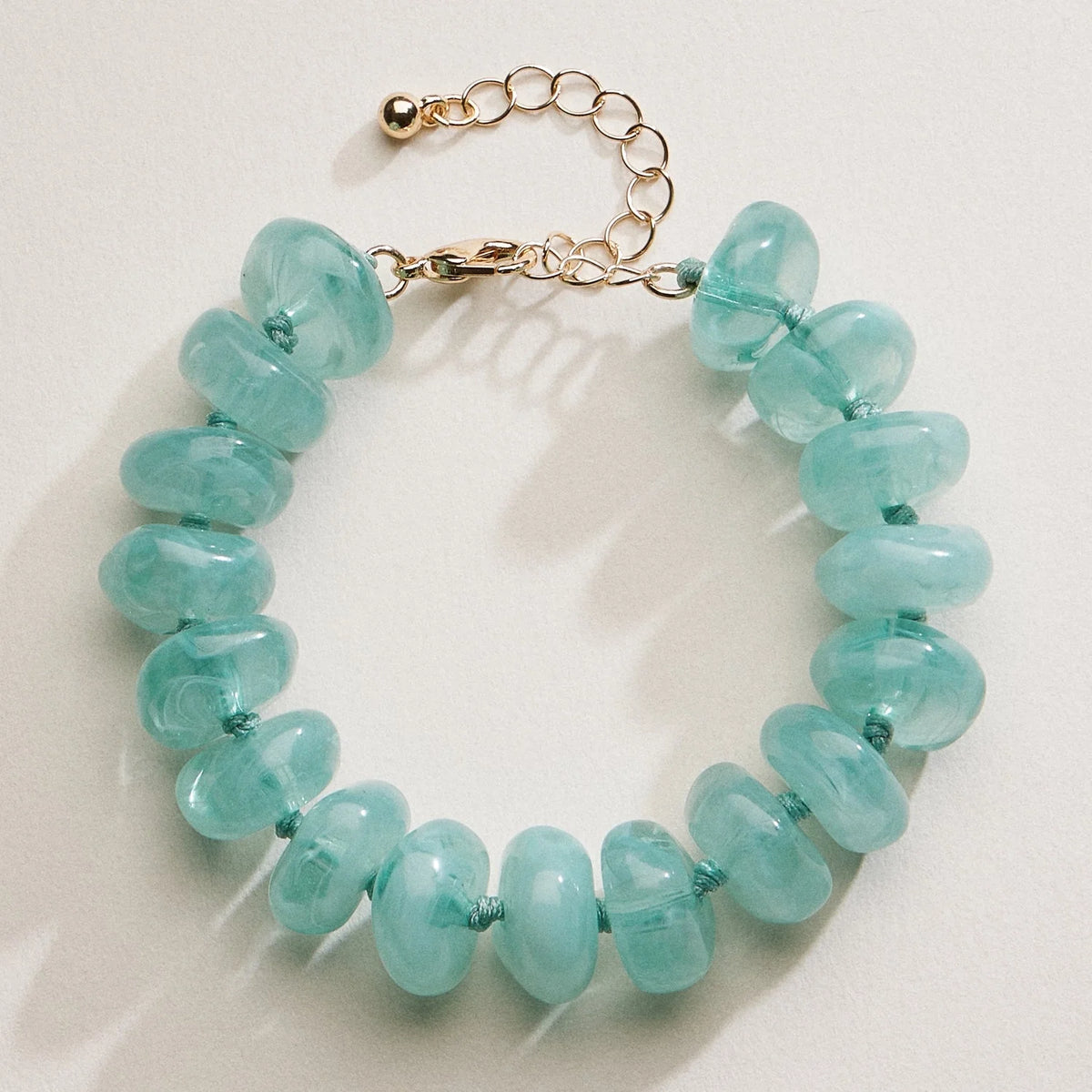MARCY NATURAL STONE BEADED BRACELET