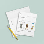 KIDS WOODLAND THEMED THANK YOUS