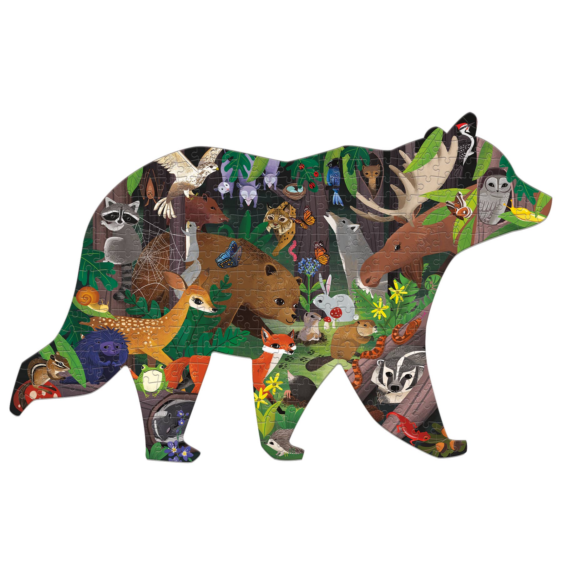 WOODLAND FOREST SHAPED PUZZLE