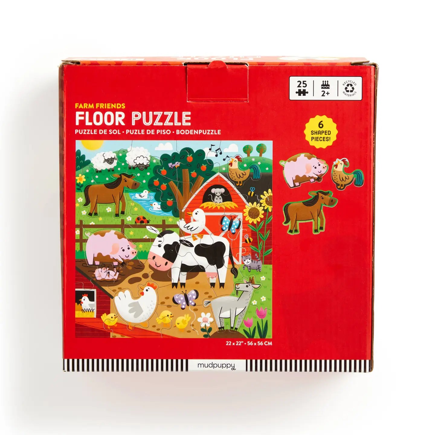 FARM FRIENDS - 25 PIECE FLOOR PUZZLE