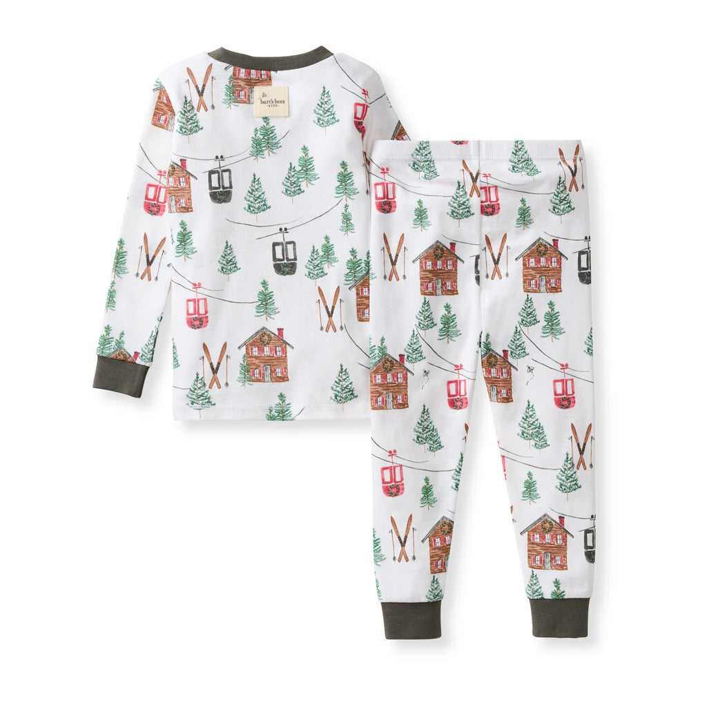 SKI THE ALPS TWO PIECE PAJAMAS