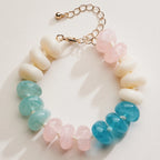 MARCY NATURAL STONE BEADED BRACELET