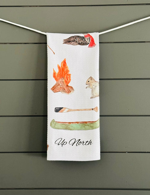 "UP NORTH' DISH TOWEL