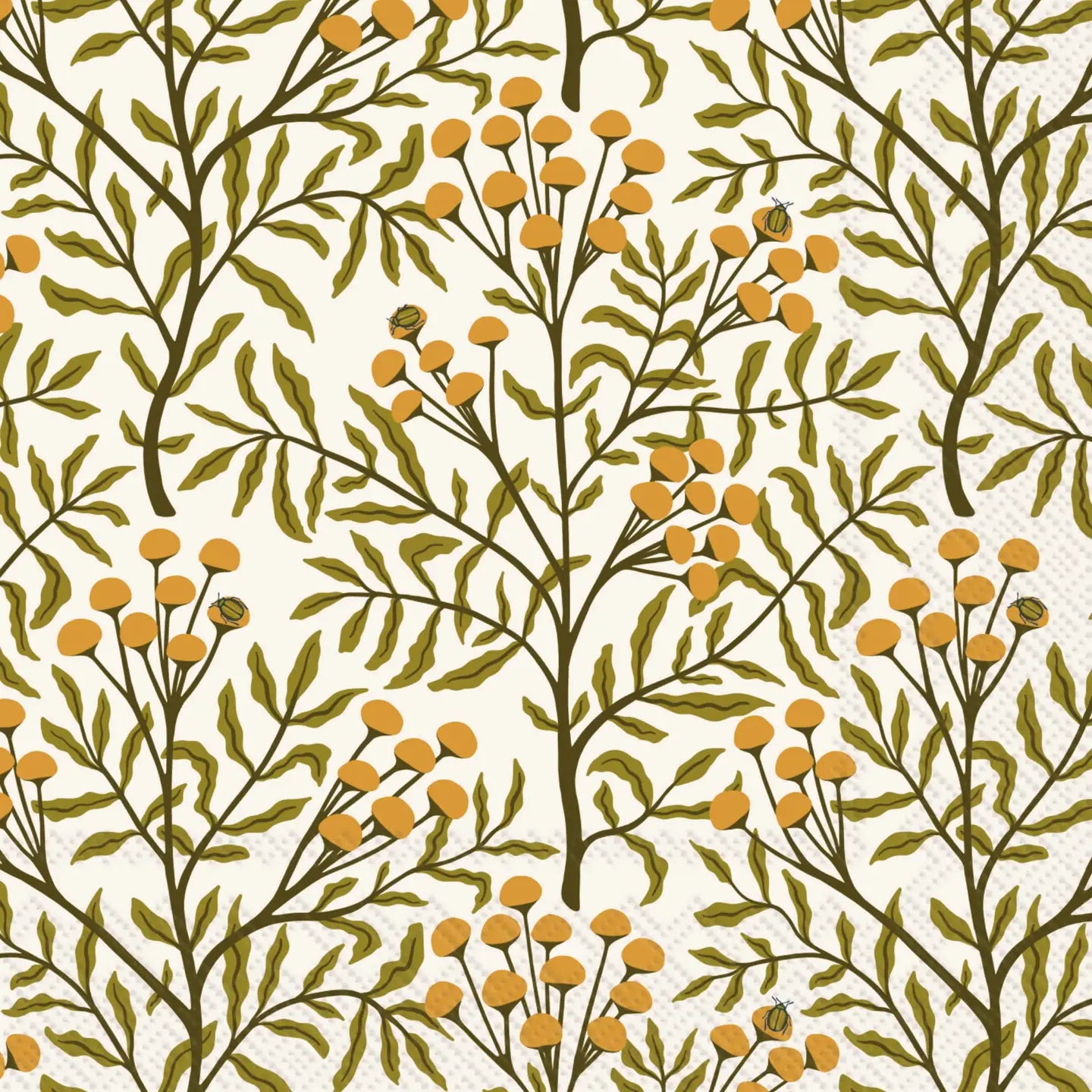 AUTUMN ACORN TANSY NAPKIN