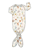 ANIMAL ABC KNOTTED GOWN