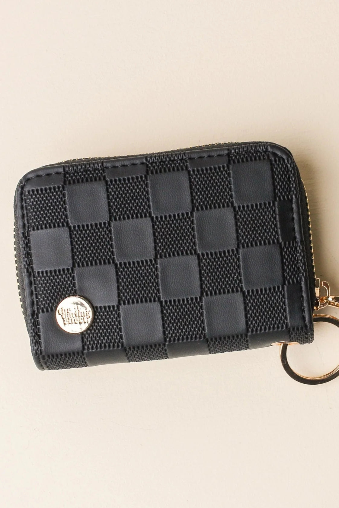 URBAN CHECK PLEATHER WALLET