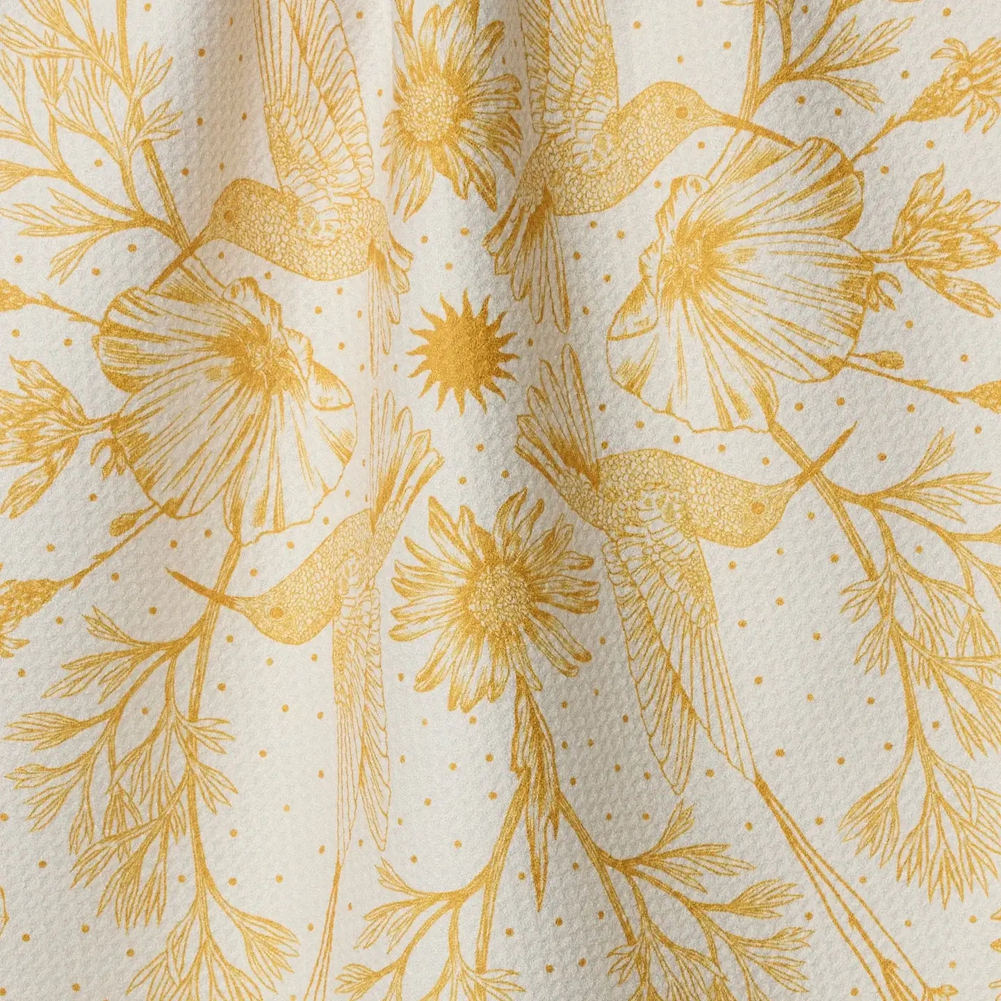 GEOMETRY TEA TOWEL - GILDED NECTAR